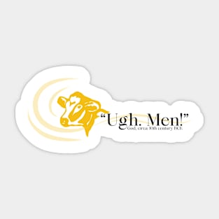 Ugh Men Golden Calf Sticker